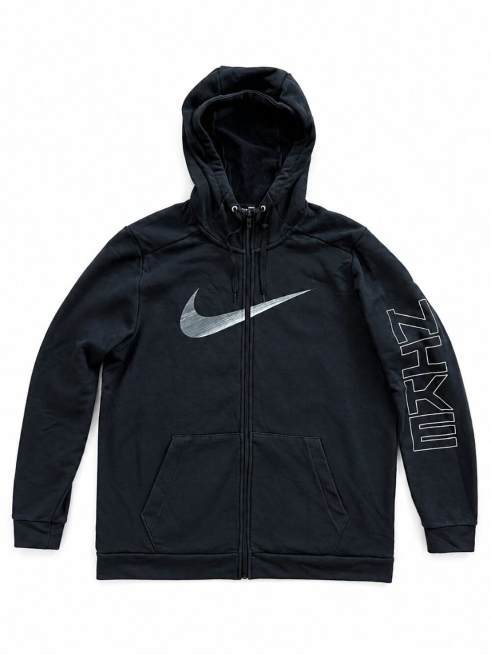 Nike Men’s Black Full-Zip Hoodie Large